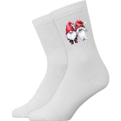 Generisch Weihnachtsmotive - Atmungsaktive Weihnachtssocke Sportsocke Weihnachtsgeschenk Tennissocken Socken von Generisch