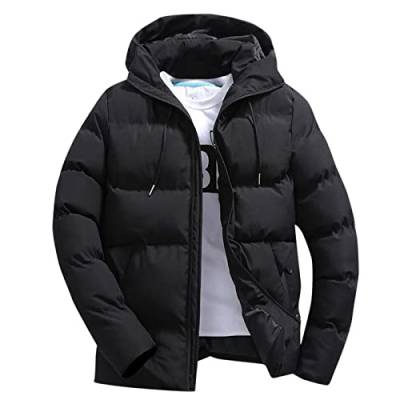 Generisch Winterparka Herren Wintermantel Gefütterte Parka Jacke Jackett Herren Winter WäRme Jacke Strickjacke Herren Lang Warme Winterjacke Herren Badelatschen Jacken Herren Anorak Herren Winter von Generisch