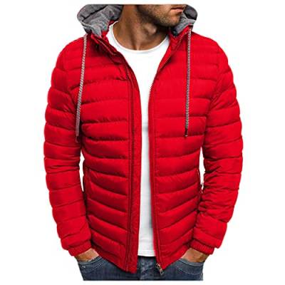 Steppjacke Herren Leicht Winter Leichte Packbar Winterjacke Lang Warm Schwarz Daunenjacke Blau XXL Steppjacke 4XL Sale Puffer Jacke Übergangsjacke Weiß Down Jacket Outdoor Winter Jacket von Generisch