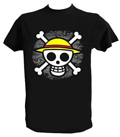 T Shirt One Piece Ruffy Herren Kinder Fan Art Trafalgar Law Luffy Anime Tshirt One Piece, Herren - 4XL von generisch