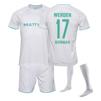 Werder Bremen Trikot 23/24, Werder Bremen Hause/Auswärts Fußball Trikots Shorts Socken Set für Kinder und Erwachsene, Fussball Jersey Trainingsanzug Junge Herren von Generisch