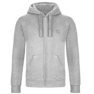 Gennadi Hoppe Herren Trainingsjacke Kapuzenjacke Joggingjacke H6410 h-grau 3XL von Gennadi Hoppe