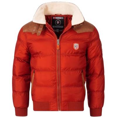 Geographical Norway warme Winterjacke Designer Herren Winter Stepp Jacke Firered L von Geographical Norway