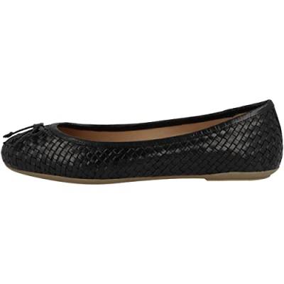 Geox D Palmaria Ballet Flat, Black, 39 EU von Geox