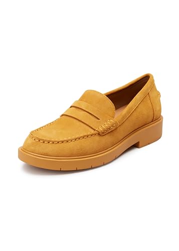 Geox D SPHERICA EC1 Moccasin, Mustard, 36.5 EU von Geox