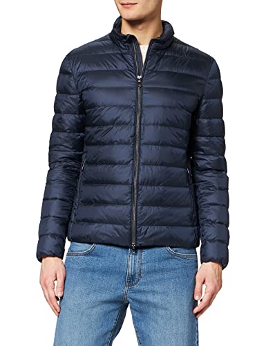 Geox Herren M Dereck I Short JKT Down Coat, Gothic Blue, 46 von Geox