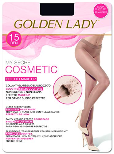 Goldenlady Damen My Secret 15 3p Halterlose Strümpfe, 15 DEN, Schwarz (Nero 099a), X-Large (Herstellergröße: 5 – XL) (3er Pack) von Golden Lady