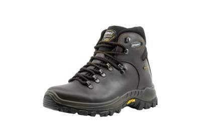 Grisport Damen und Herren Outdoorstiefel,Trekkingstiefel,Wanderstiefel,Echtleder,atmungsaktiv,wasserabweisend,Dunkelbraun, EU 45 von Grisport