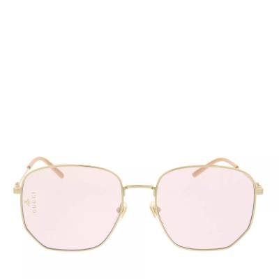 Gucci Sonnenbrille - GG0396S-004 56 Blue & Beyond Woman Sunglasses - Gr. unisize - in Gold - für Damen von Gucci