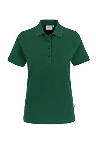 HAKRO Damen Polo-Shirt "Classic" - 110 - tanne - Größe: S von HAKRO