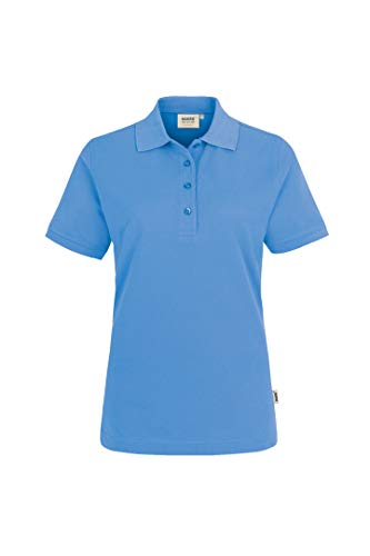 HAKRO Damen Polo-Shirt Performance - 216 - malibu-blue - Größe: S von HAKRO