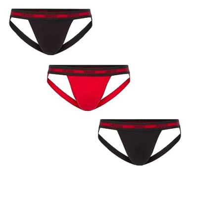 BOSS Men JOCKSTR TRIPL Planet Bright Red622, L von HUGO