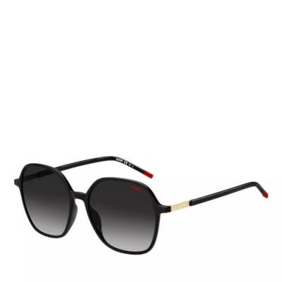 HUGO Damen HG 1236/S Sonnenbrille, Nero, 55 von HUGO