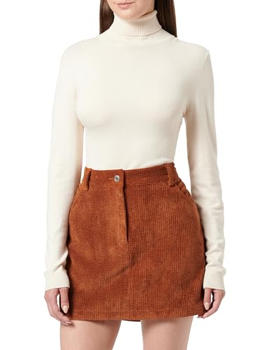 HUGO Damen Rulika-1 Skirt, Open Brown244, 40 EU von HUGO