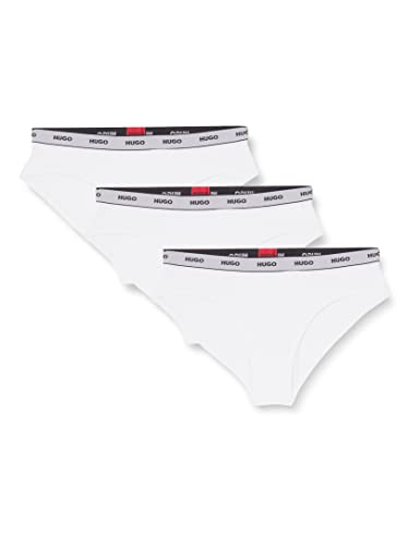 HUGO Damen Triplet Brief Streep Slip, White100, L EU von HUGO