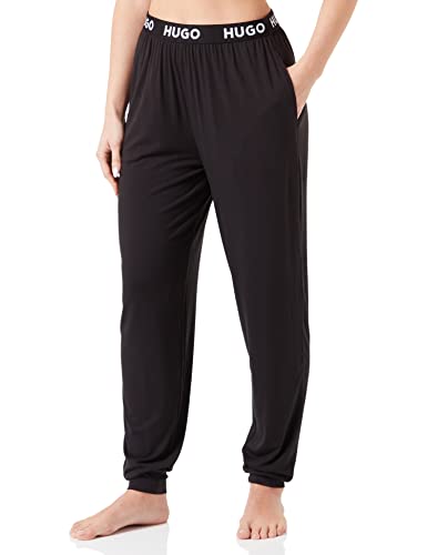 HUGO Damen Unite_Pants Pyjama Pant, Black1, S EU von HUGO