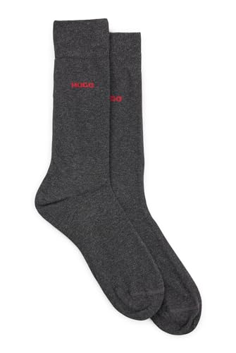 HUGO Herren 2p Uni Cc Herrensocken, New - Charcoal12, 43-46 EU von HUGO