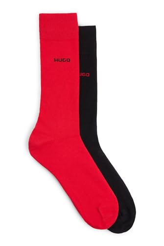 HUGO Herren 2p Uni Cc Herrensocken, New - Open Pink693, 43-46 EU von HUGO