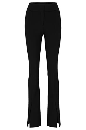 HUGO Women's Haias Trousers, Black1, 36 von HUGO