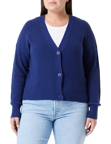 HUGO Women's Shawanna Knitted-Cardigan, Dark Blue406, L von HUGO