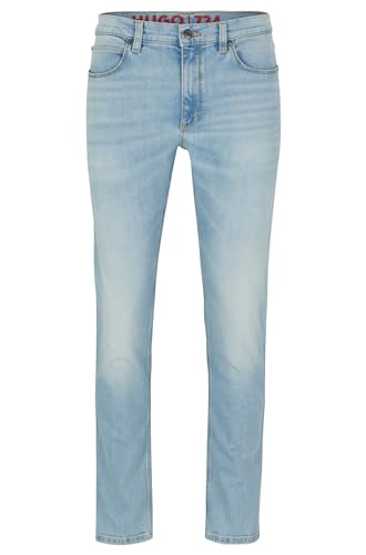 Hugo Herren 734 Jeans_Trousers, Turquoise/Aqua441, 33W / 34L EU von HUGO
