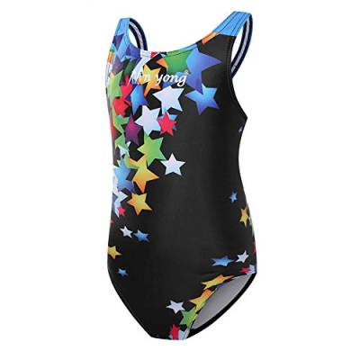 HYSENM Badeanzug Mädchen 140-150cm / 7-9 Jahre Schwimmanzug Mädchen Badeanzüge für mädchen Bikini Mädchen, Viele Sterne von HYSENM