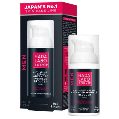 Hada Labo Tokyo Men Anti-Aging Hyaluron Creme Advanced Wrinkle Reducer Day & Night Kosmetik für Männer von Hada Labo Tokyo