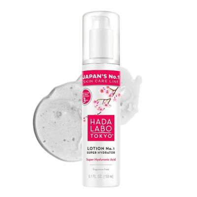 Hada Labo Tokyo White Lotion Gesichtscreme mit Hyaluronsäure 150 ml - Gesichtslotion mit der Konsistenz eines leichten Gels - Feuchtigkeitscreme - Antifaltencreme Frauen von Hada Labo Tokyo