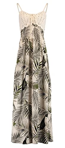 Hailys Damen Viskose Maxi Träger-Kleid Ka44ja HF-1708104 Beige Palm XL von Hailys