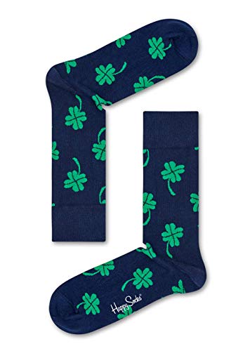 Happy Socks Damen Freizeitsocken Big Luck, Blau (Navy 6000), One Size (Herstellergröße: 36-40) von Happy Socks