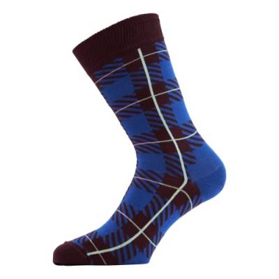 Happy Socks farbenfrohe und fröhliche Socken 4-Pack Navy Socks Set Socken für Männer und Frauen, Blau (36-40) von Happy Socks