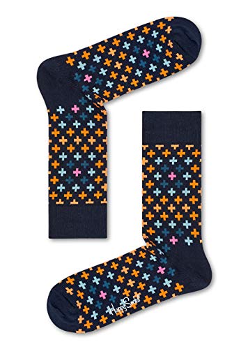Happy Socks Damen Plus Sock Freizeitsocken, Blau (Blau 6001), One Size (Herstellergröße: 36-40) (1er Pack) von Happy Socks