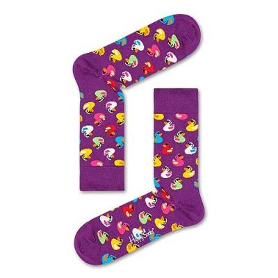 Happy Socks Damen Rubber Duck Socken, Mehrfarbig (Multicolour 550), 4/7 (Herstellergröße: 36-40) von Happy Socks