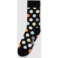 Happy Socks Socken mit Allover-Muster Modell 'BIG DOT' in Black, Größe 36/40 von Happy Socks