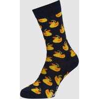 Happy Socks Socken mit Allover-Muster in Marine, Größe 36/40 von Happy Socks