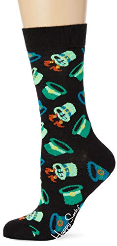 Happy Socks 2-Pack St Patricks Box, farbenfrohe und verspielte, Socken für Männer und Frauen, Grün-Schwarz (41-46) von Happy Socks