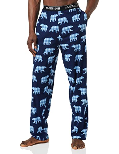Hatley Herren Jersey Pajama Pants Pyjamaunterteil, Papa-Bär, XXL von Hatley