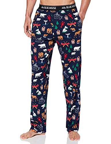 Hatley Herren Jersey Pajama Pants Pyjamaunterteil, True North, XXL von Hatley