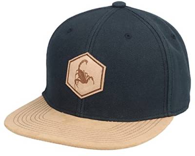 Hatstore Scorpio Zodiac Patch Black/Suede Snapback Cap - Grösse: One Size - (55-60 cm) von Hatstore