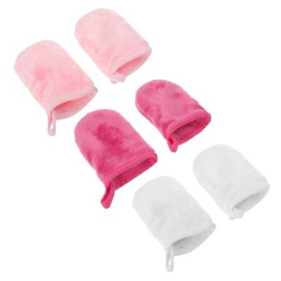 Healeved 18 Stk Handschuhe waschen Make-up-Tücher Handschuhe zum Abschminken makeup remover make up remover pads Handtuch Reinigungshandschuhe Beauty-Make-up-Entferner-Handschuhe bilden von Healeved