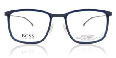 Hugo Boss Unisex Boss 1243 Sunglasses, IPQ/21 MTTBLU Blue, 55 von Hugo Boss