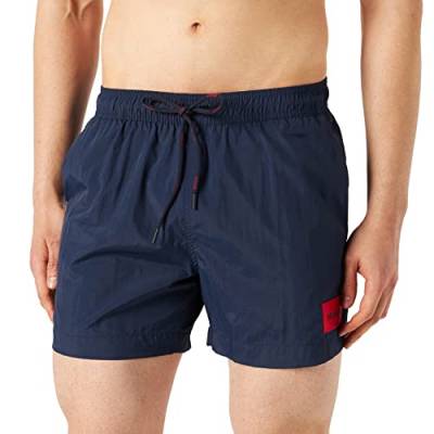 HUGO Herren Dominica Swim Short, Dark Blue405, M von HUGO