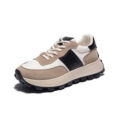 IFIKK Frauen Jugend Koreanische Mode Neue Allgleiches Forrest Gump Schuhe Flache Schuhe Laufschuhe Turnschuhe (SH9,38) von IFIKK