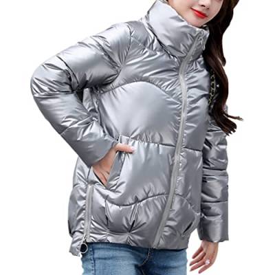 IFIKK Steppmantel Damen Winterjacke Daunenjacke für Damen Winter Parka Jacke Steppjacke Daunenmantel Damen Parka Jacke Verdicken Warme Winterjacke Stehkragen Outdoorjacke (Grau, 3XL) von IFIKK