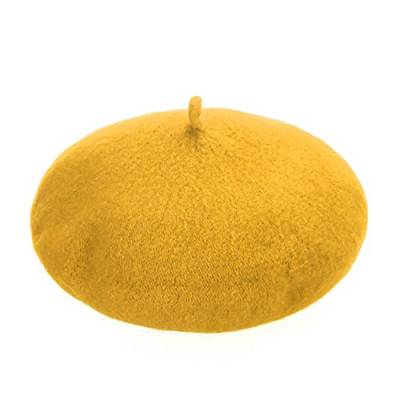 IQYU -Haube-Barett-Kind-Hut-Gelb-Baseballmützen Filzhut (Yellow, One Size) von IQYU