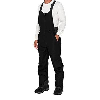 Thermohose Herren Winter GefüTtert Arbeitshose Mit TräGern Skihose Lang Softshell Wanderhose Warme Winterhose Wasserdicht Schneehose GroßE GrößEn Outdoor Trekkinghose Jagdhose von IQYU