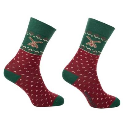 IRIEDAILY Cookieman Socken (39-42, green red) von IRIEDAILY