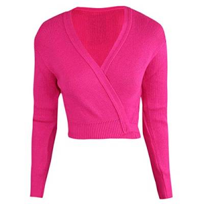 Intermezzo Mädchen Ballett Wickeljacke 6000 Jersey Elisa - Farbe: Fuchsia (009) - Größe: 8 von Intermezzo