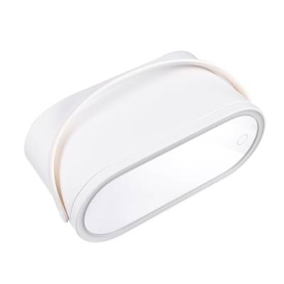 Ipetboom Make-up-Aufbewahrungstasche Box Kosmetikspiegel Reise Make Up Spiegel Kunststoff Weiß Outdoor Koffer Tasche von Ipetboom