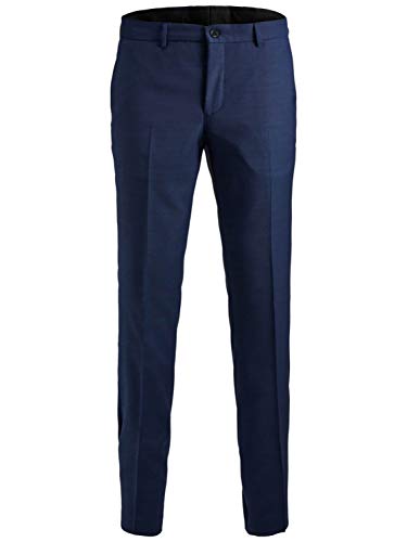 JACK & JONES Herren Jprsolaris Trouser Noos Anzughose, Medieval Blue, 48 EU von JACK & JONES